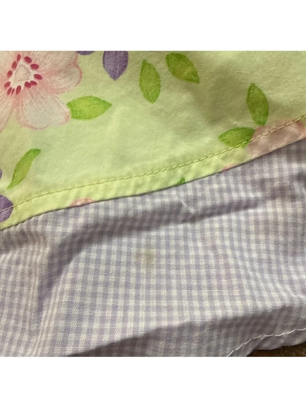 Blueberi Boulevard Infant Girls 12M Floral Gingham Dress